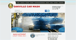 Desktop Screenshot of oakvillecarwash.com